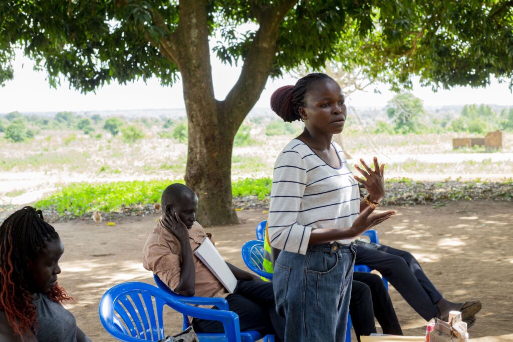Mara Innovations facilitator with training participants